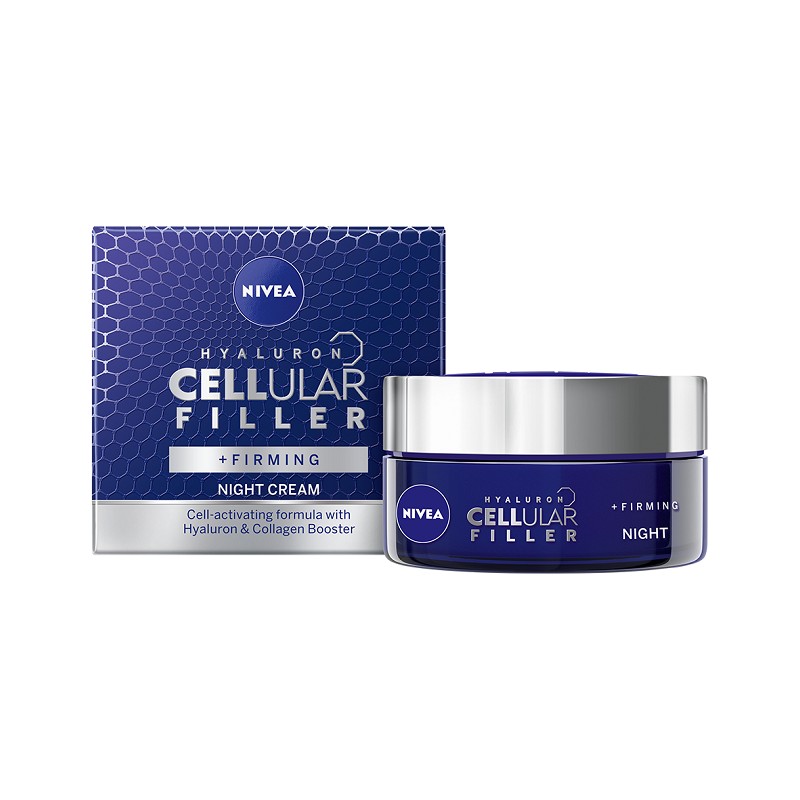 Set 2 x Crema de Noapte Cellular Filler Nivea Visage Care 50 ml