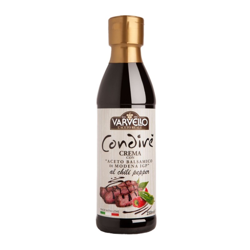 Set 2 x Crema de Otet Balsamic Chilli, Varvello, 250 ml