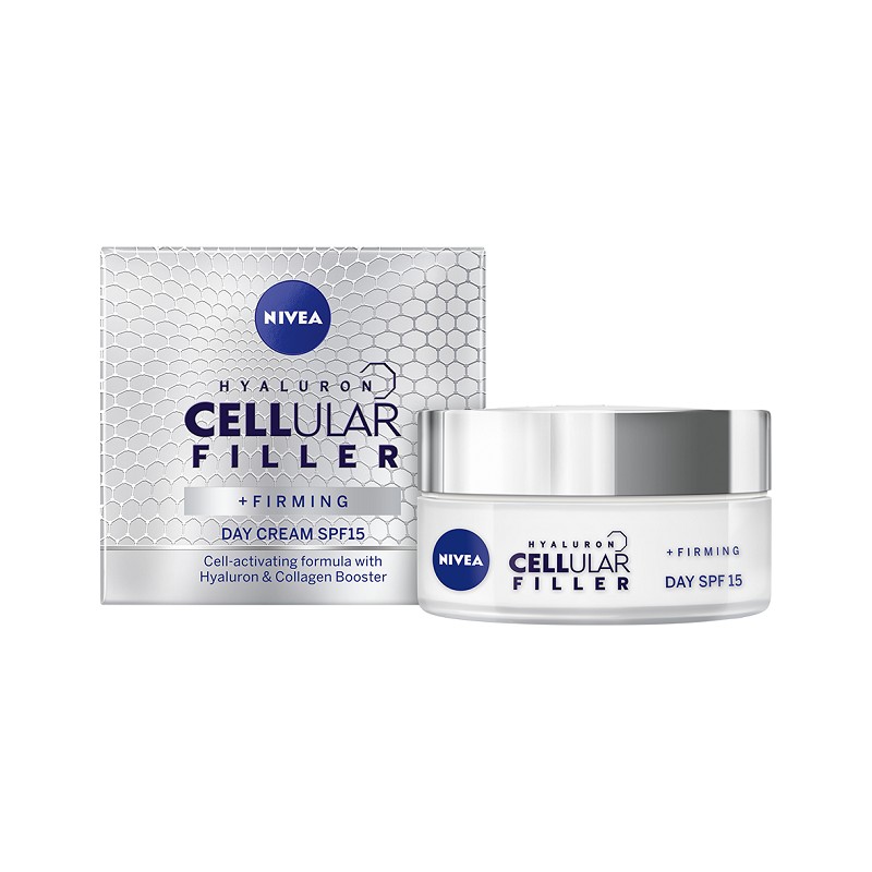 Set 2 x Crema de Zi Cellular Filler Nivea Visage Care FPS15 50 ml