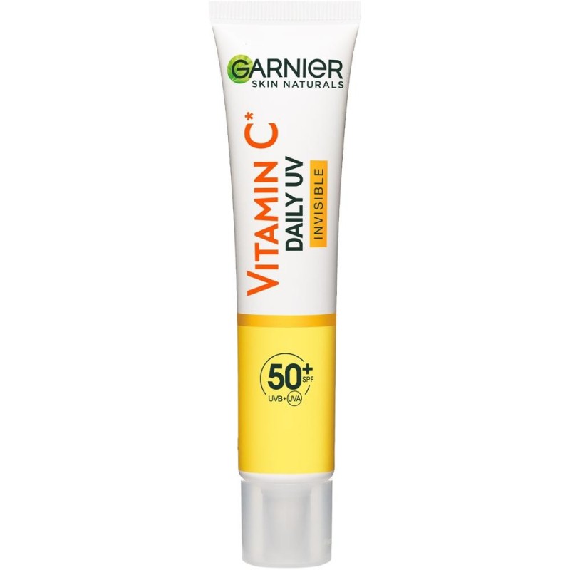 Set 2 x Crema Fluida Invizibila Garnier Skin Naturals, Vitamina C, SPF 50+, 40 ml