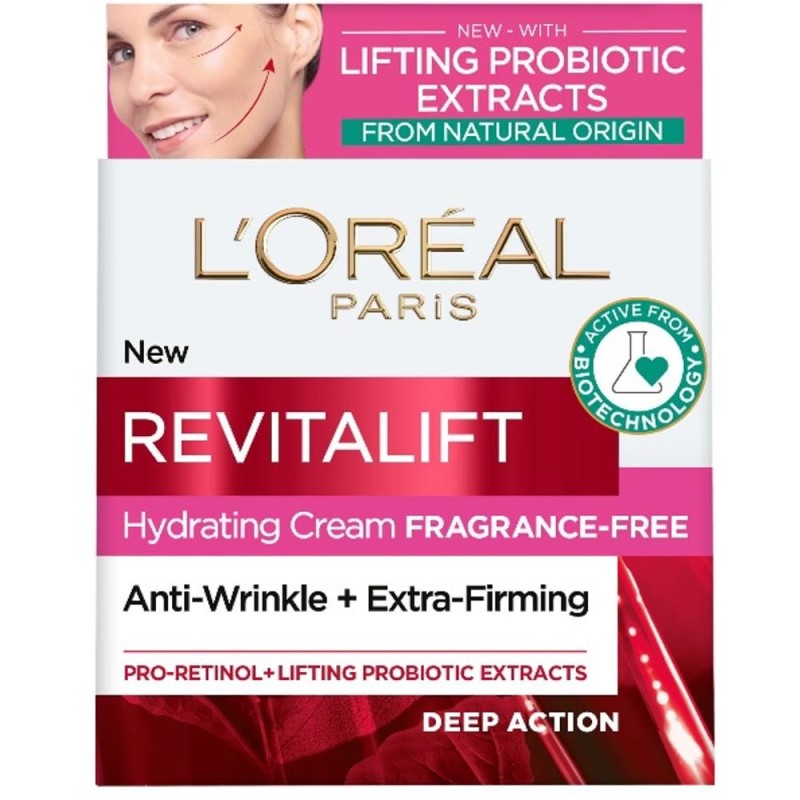 Set 2 x Crema Hidratanta Antirid L'Oreal Paris Revitalift, Extra Fermitate, 50 ml