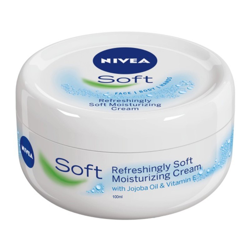 Set 2 x Crema Hidratanta Nivea Soft, 100 ml
