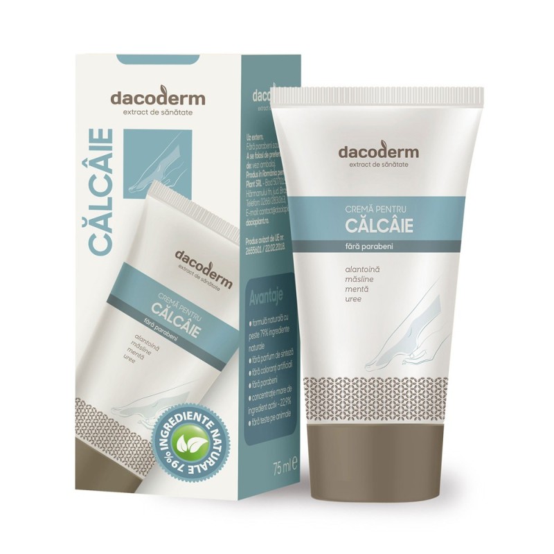 Set 2 x Crema pentru Calcaie, Dacoderm, 75 ml, Dacia Plant
