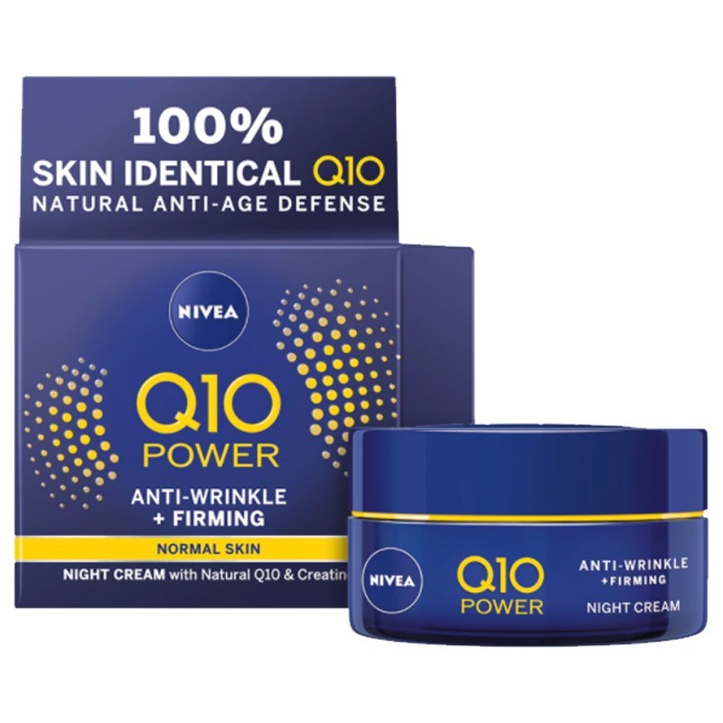 Set 2 x Crema Q10 Antirid Noapte Nivea Visage Care 50 ml