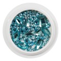 Set 2 x Cristale pentru Unghii Luxorise, Diamond Aqua