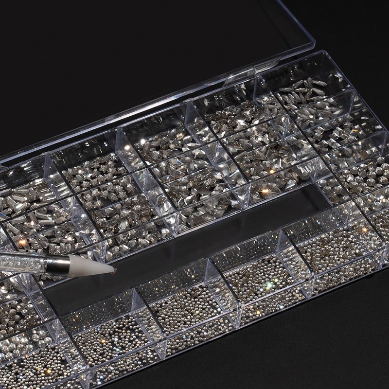 Set 2 x Cristale Unghii Goddess Touch Luxorise, Set 20 Modele