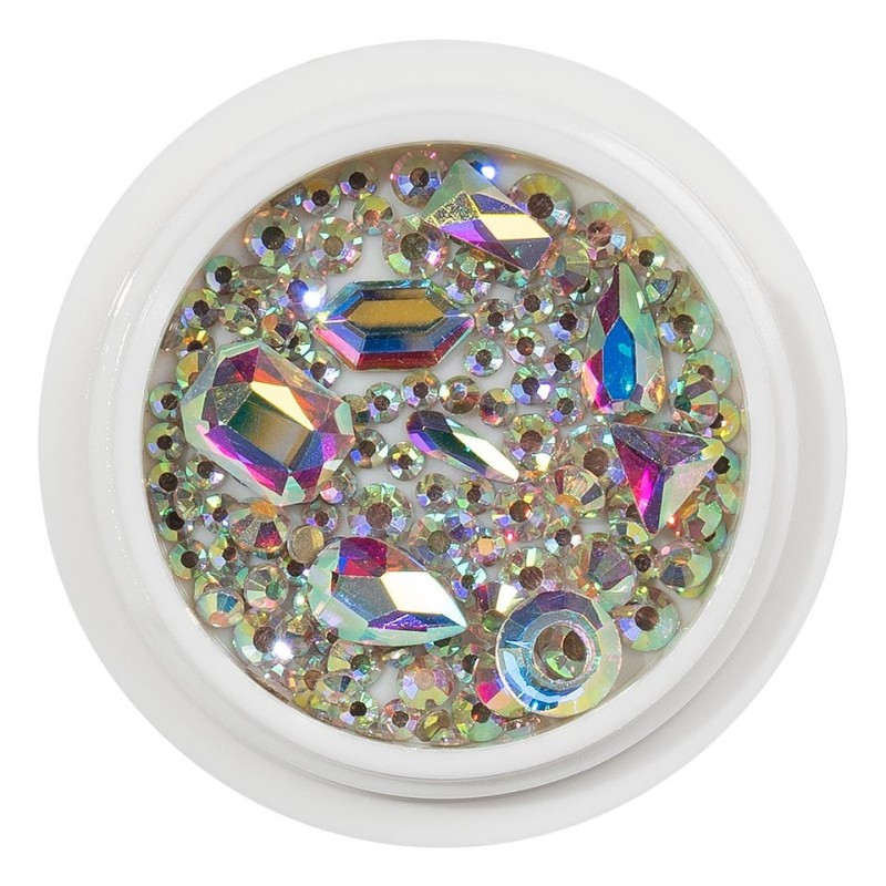 Set 2 x Cristale Unghii Luxorise, Brilliant Rainbow