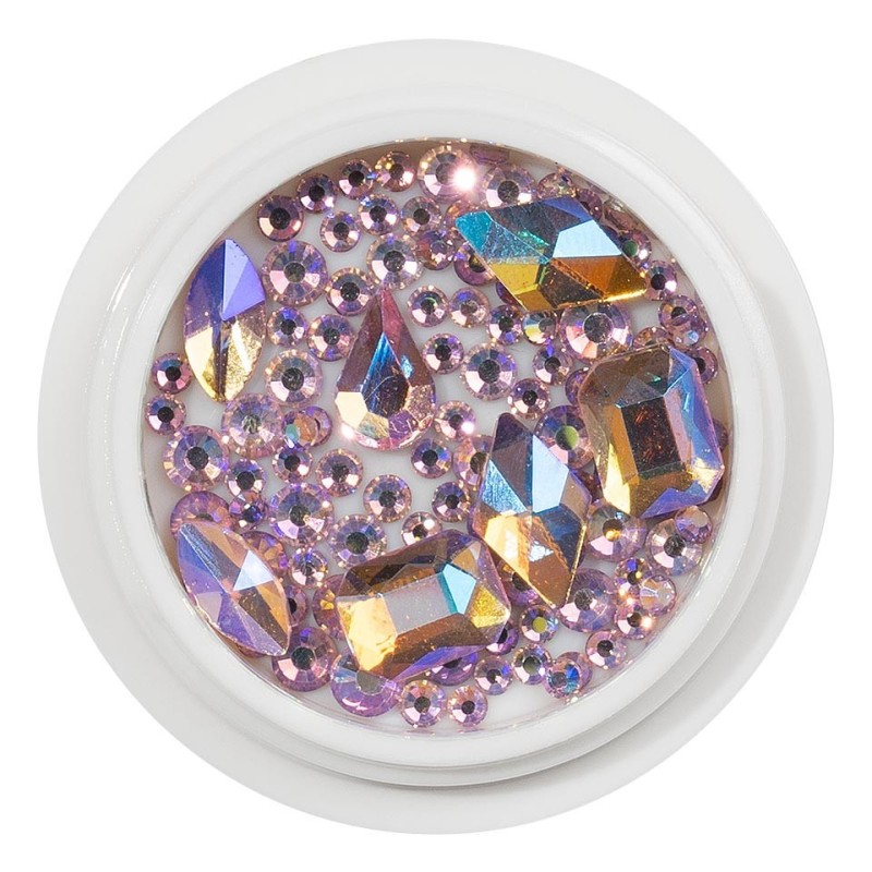 Set 2 x Cristale Unghii Luxorise, Brilliant Rose