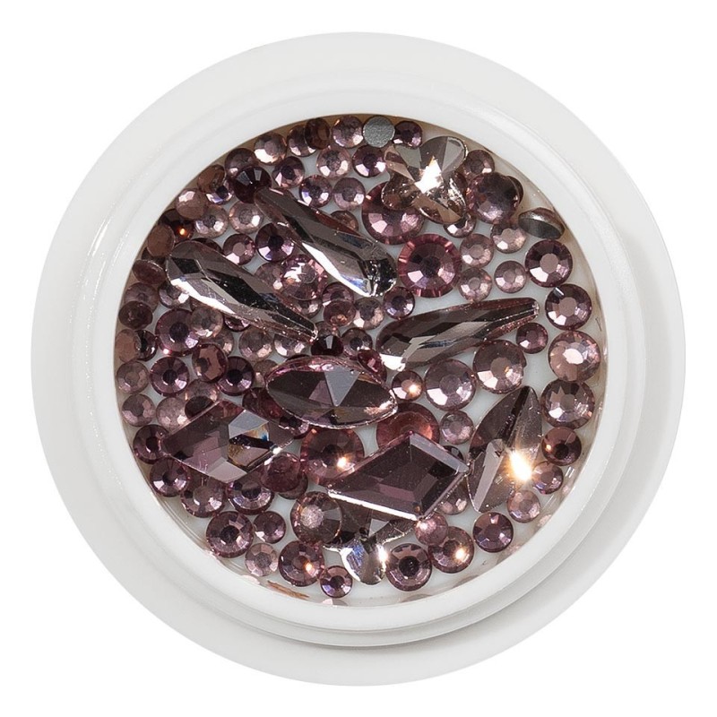 Set 2 x Cristale Unghii Luxorise, Light Amethyst