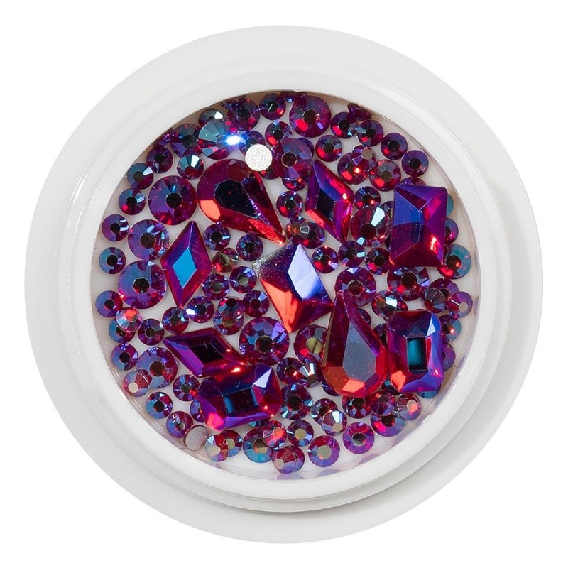 Set 2 x Cristale Unghii Luxorise, Splendor Pink