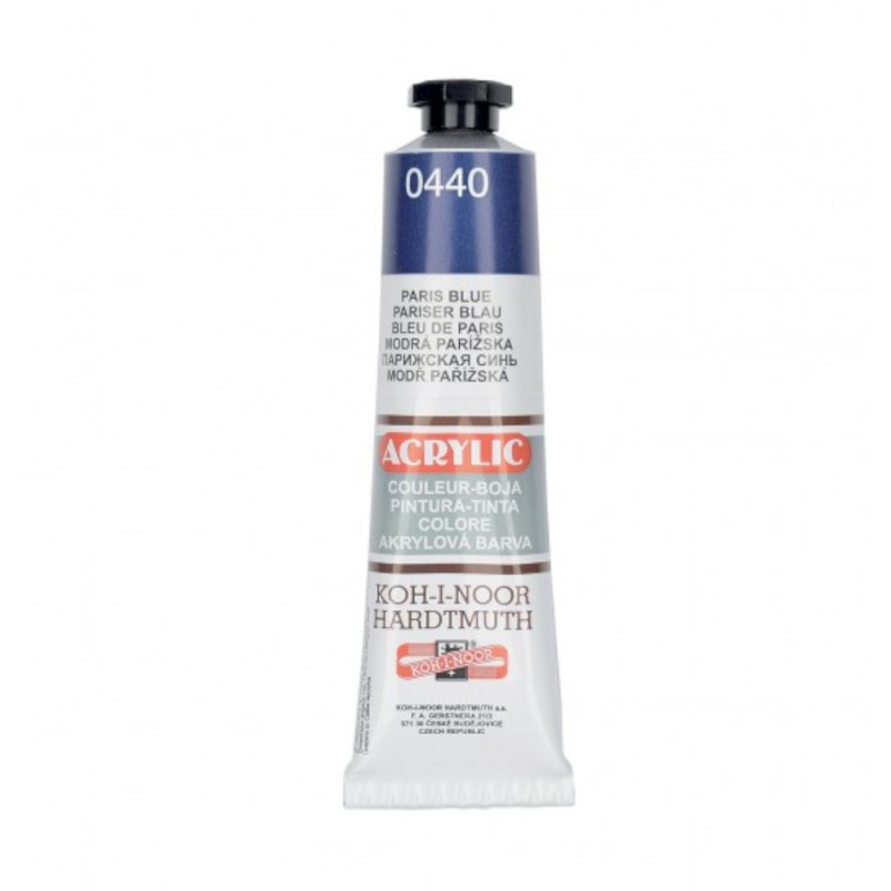 Set 2 x Culoare Acril, Albastru Paris, 40 ml