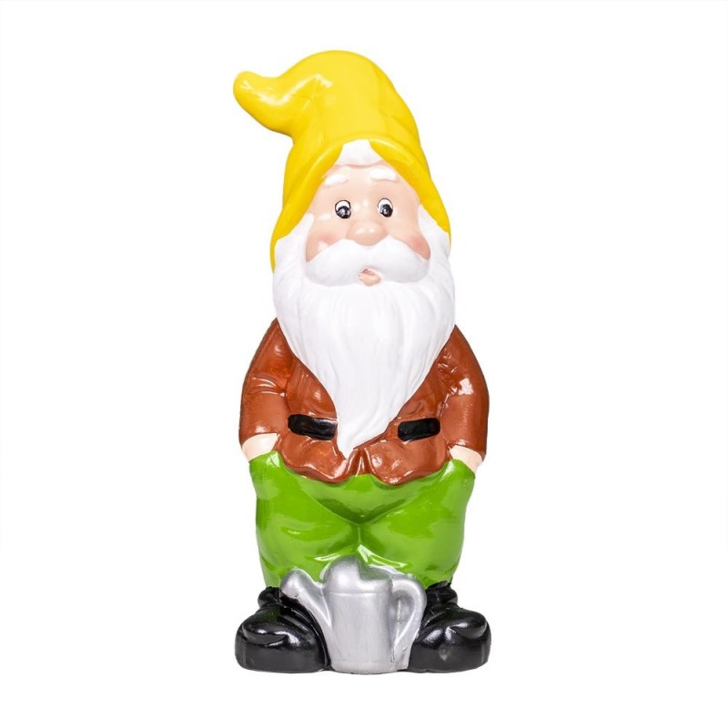 Set 2 x Decoratiune Gradina, Ceramica, Pitic, Inaltime 40 cm