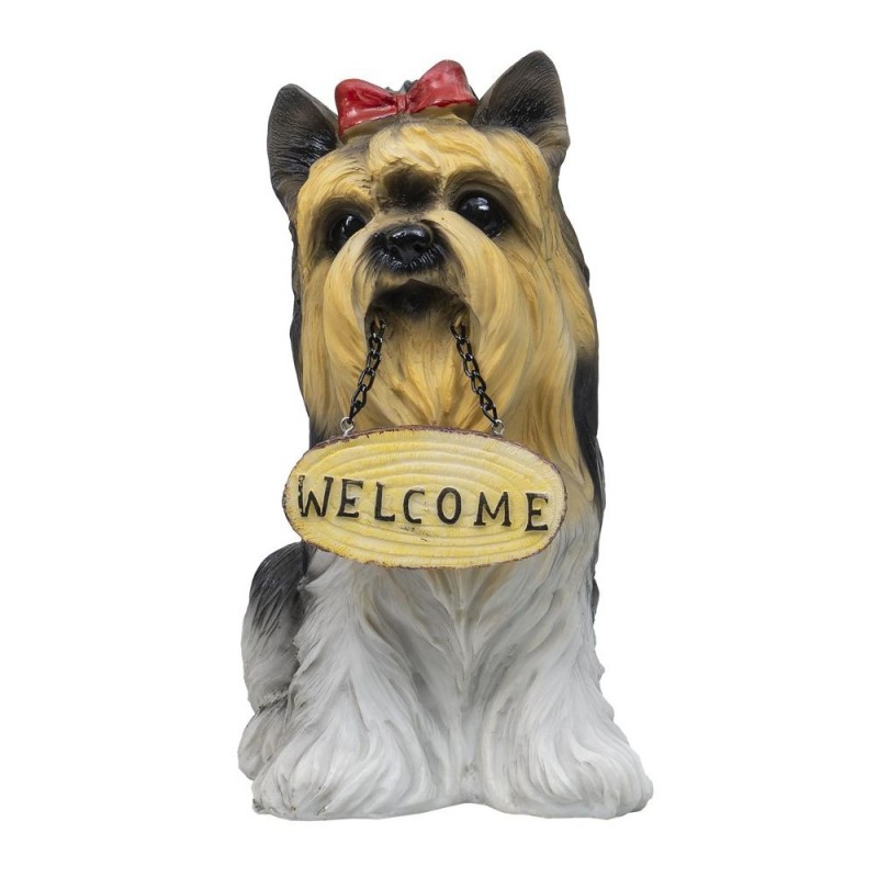 Set 2 x Decoratiune pentru Gradina, din Rasina, Inaltime 27 cm, Model Catel