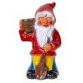 Set 2 x Decoratiune pentru Gradina, Pitic, Inaltime 38 cm, Zilan