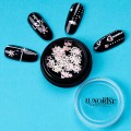Set 2 x Decoratiuni Unghii Luxorise, Candy Snowflakes