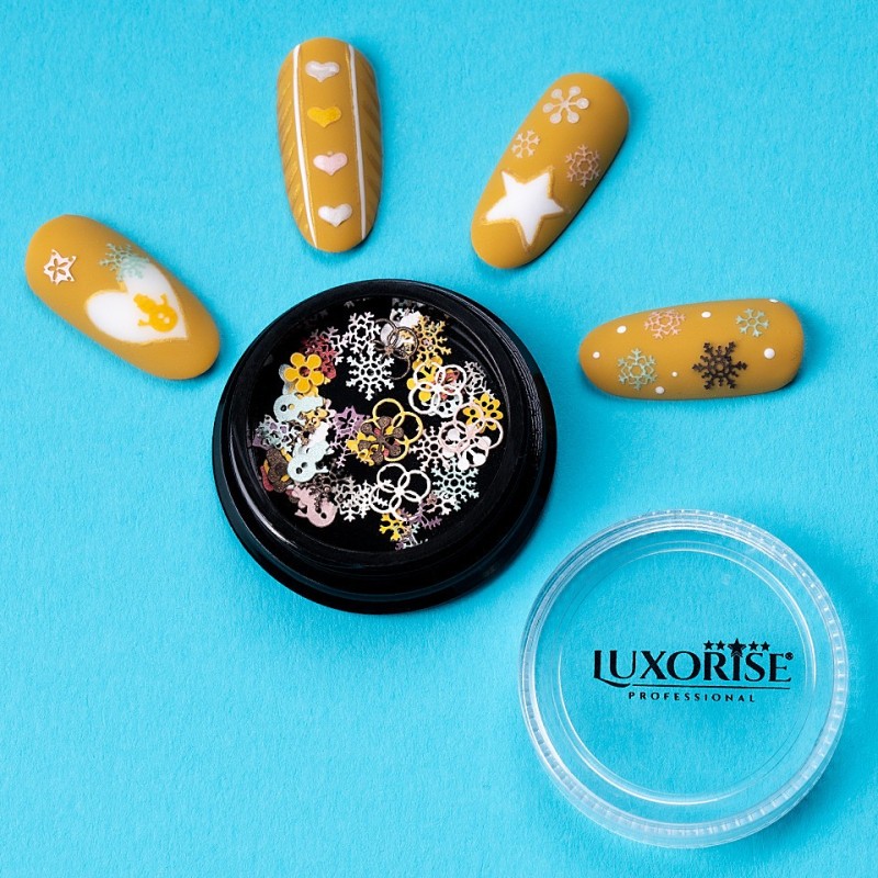 Set 2 x Decoratiuni Unghii Luxorise, Winter Love