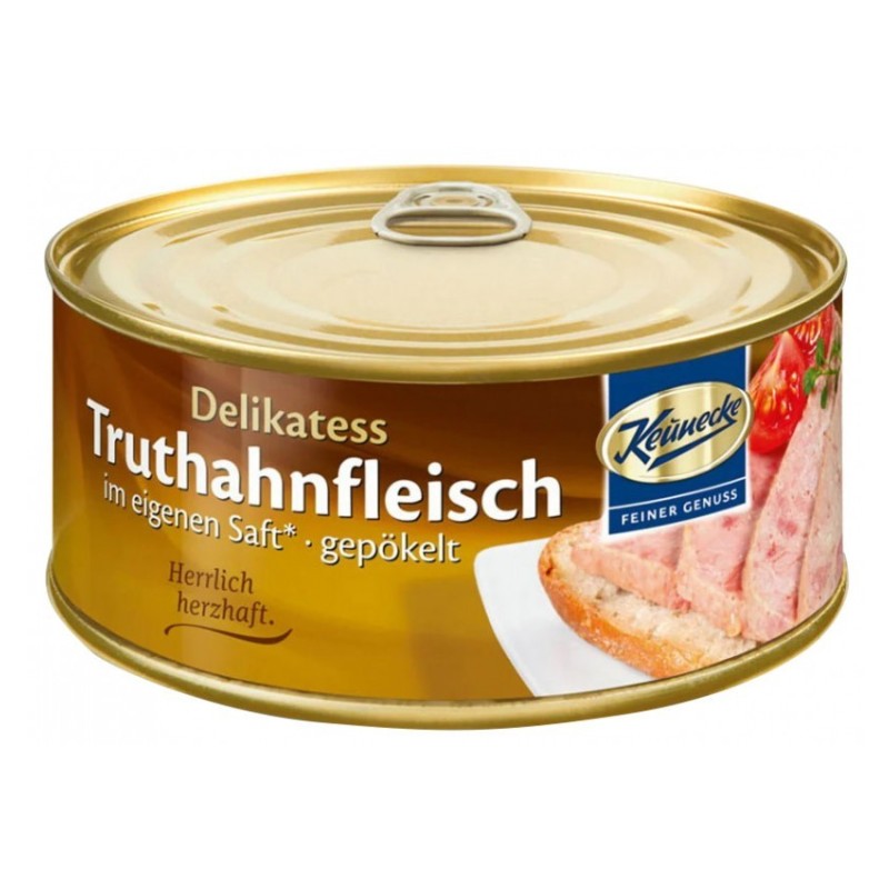 Set 2 x Delicatesa din Carne de Curcan in Suc Propriu, 300 g, Keunecke