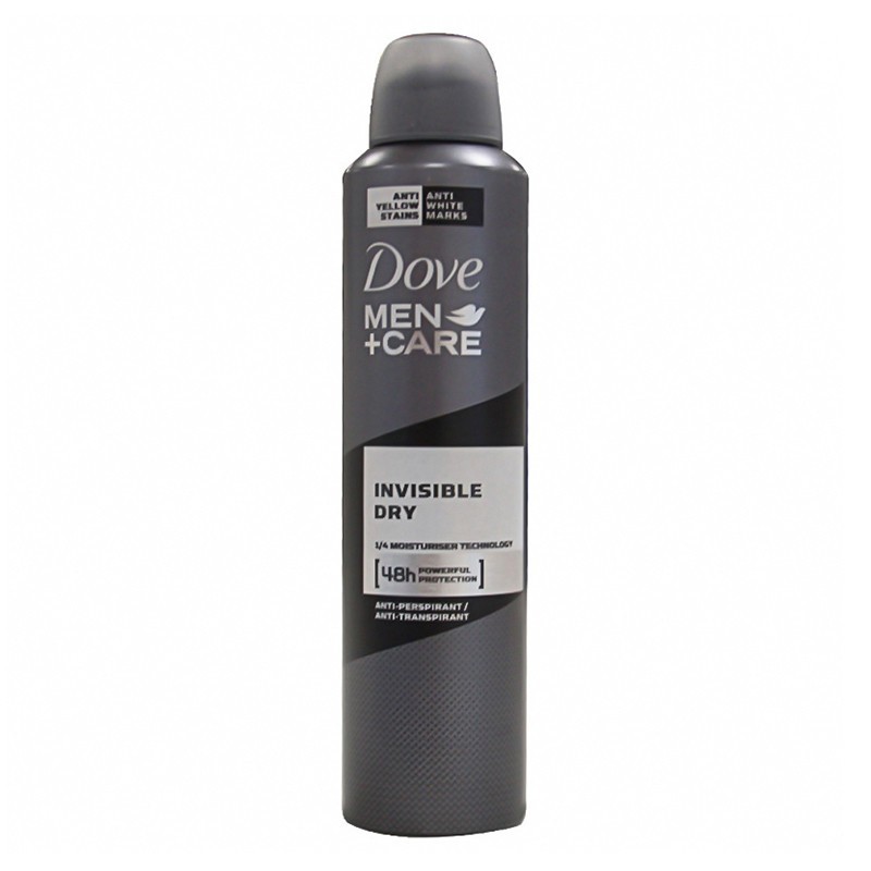 Set 2 x Deodorant Antiperspirant Spray Dove Men Care Invisible Dry, pentru Barbati, 250 ml
