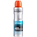 Set 2 x Deodorant Antiperspirant Spray, fara Alcool, L'Oreal Paris Men Expert, Fresh Extreme, 150 ml