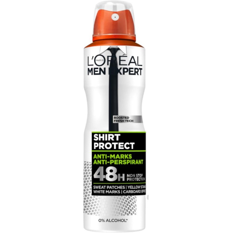 Set 2 x Deodorant Antiperspirant Spray L'Oreal Paris Men Expert, Shirt Protect, 150 ml