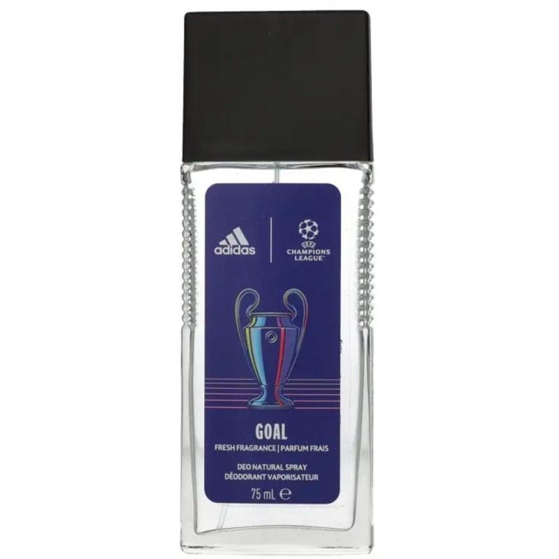 Set 2 x Deodorant Natural Spray Adidas Men UEFA Goal, 75 ml