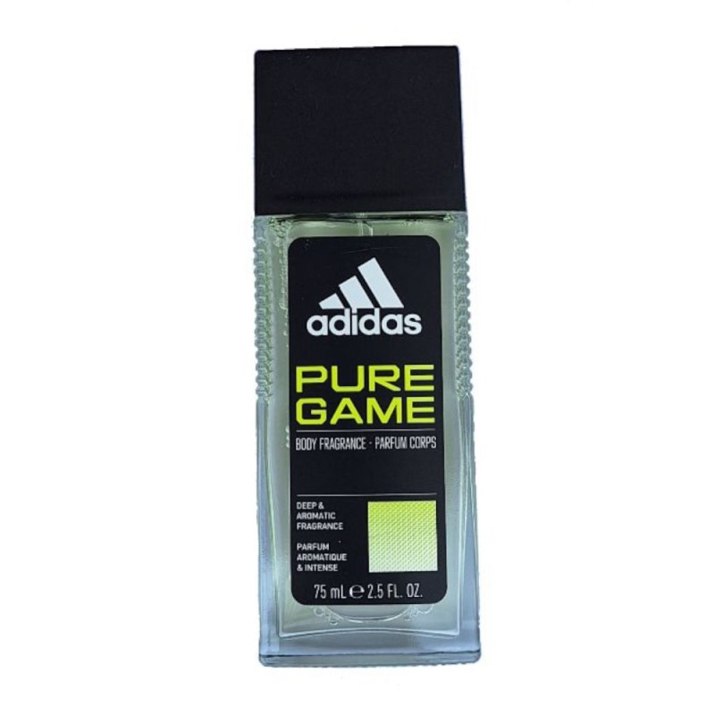 Set 2 x Deodorant Natural Spray, Pure Game, Adidas, Barbati, 75 ml