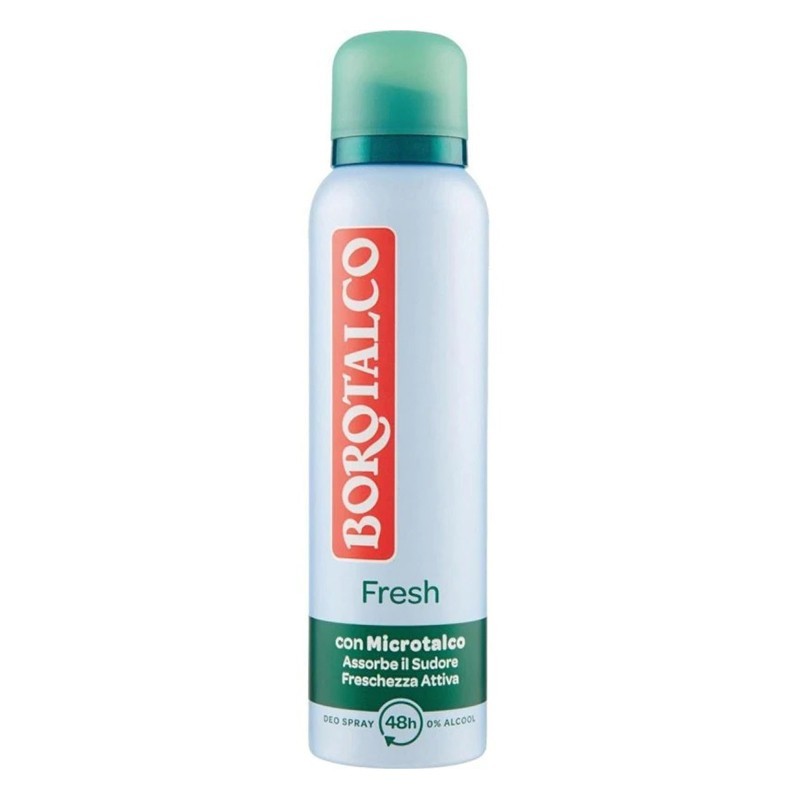 Set 2 x Deodorant Spray Borotalco Fresh, 150 ml