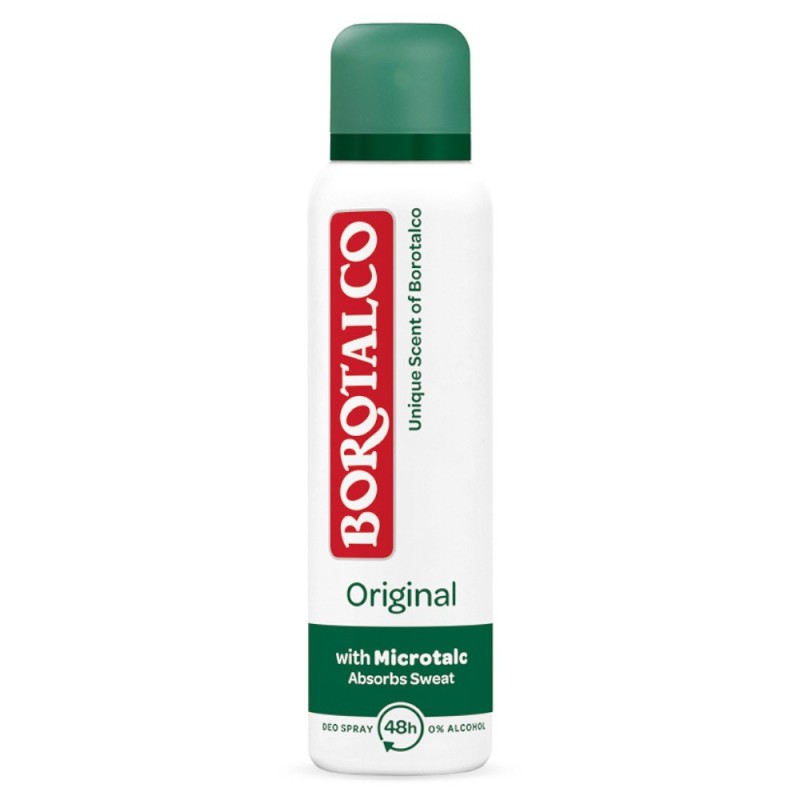 Set 2 x Deodorant Spray Borotalco Original, 150 ml