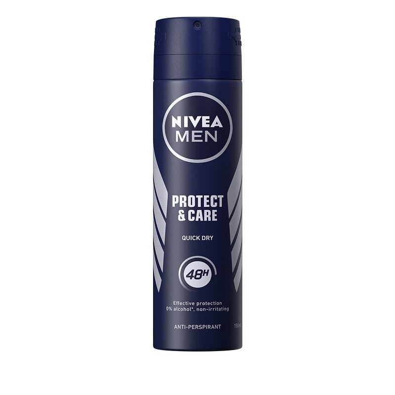 Set 2 x Deodorant Spray Men Protect & Care Nivea Deo 150ml