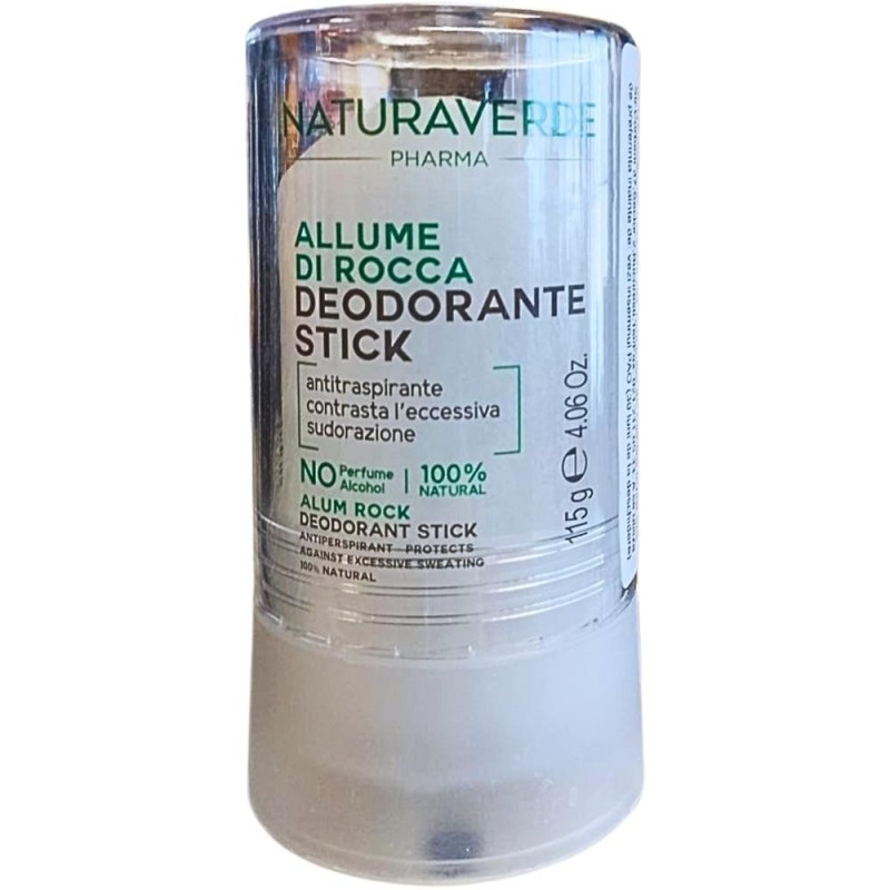 Set 2 x Deodorant Stick Naturaverde Pharma Piatra de Alaun, 115 g