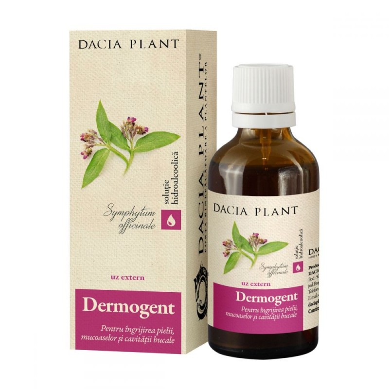 Set 2 x Dermogent Tinctura, 50 ml, Dacia Plant