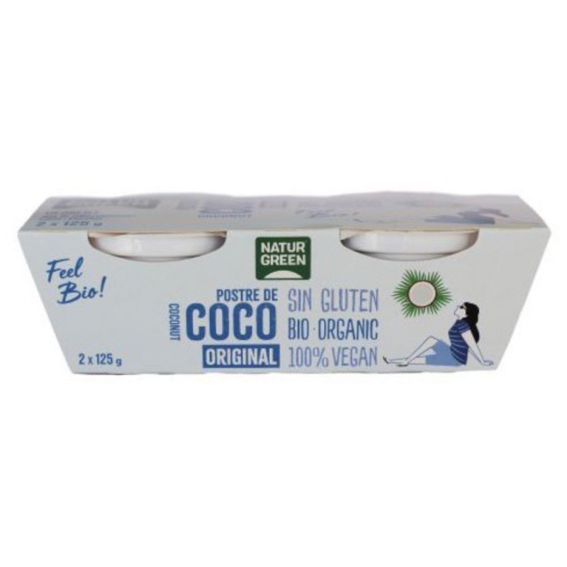 Set 2 x Desert BIO cu Nuca de Cocos, 2 x 125 g, Natur Green