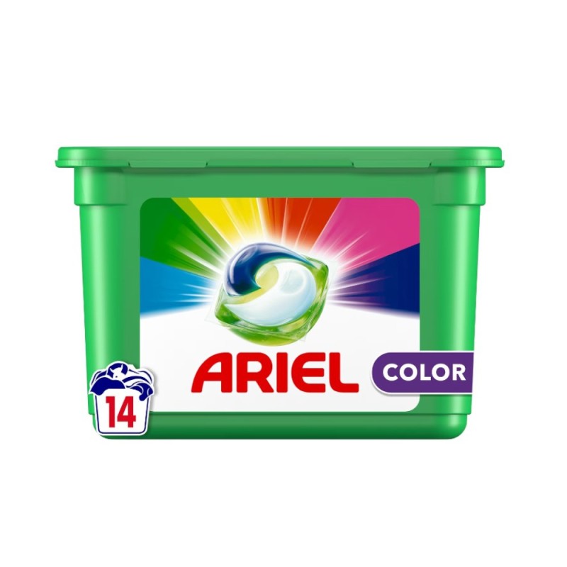 Set 2 x Detergent Capsule Ariel Color, 14 Capsule