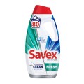 Set 2 x Detergent de Rufe Lichid Savex Premium Fresh, 3.6 l, 80 Spalari