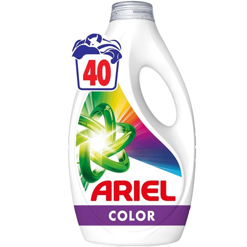Set 2 x Detergent Lichid Ariel Color, 40 Spalari, 1.8 l