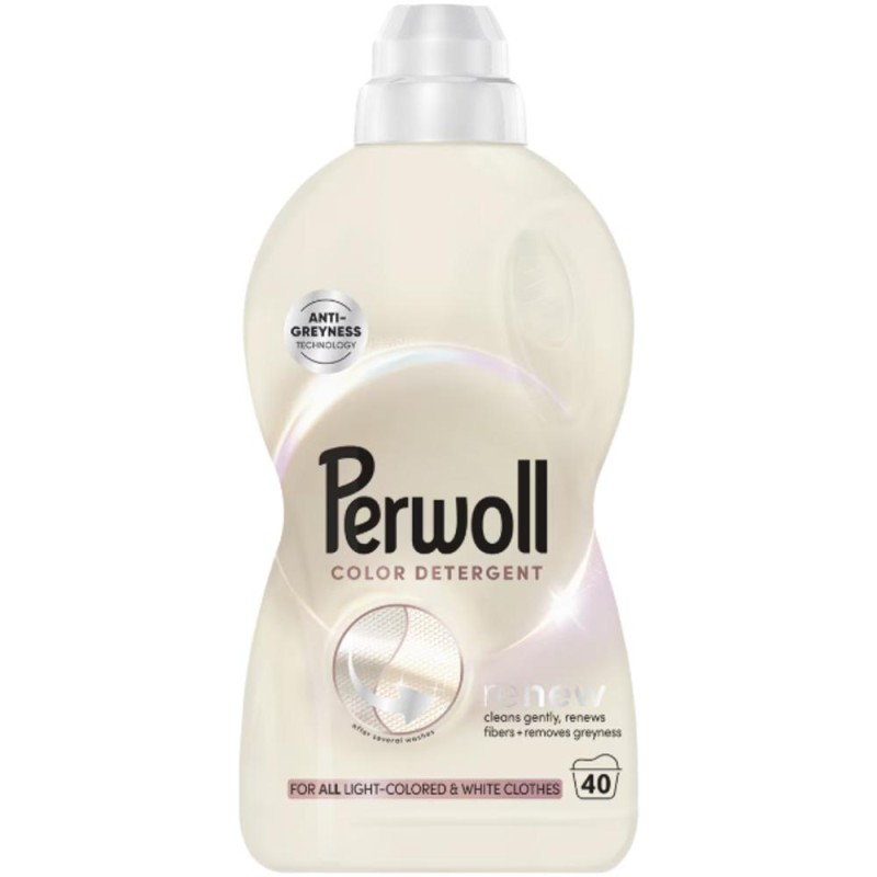 Set 2 x Detergent Lichid Rufe Perwoll Light Colors, 40 Spalari, 2 l