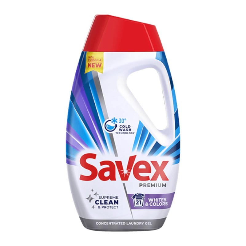 Set 2 x Detergent Lichid Savex Premium White Color, 945 ml