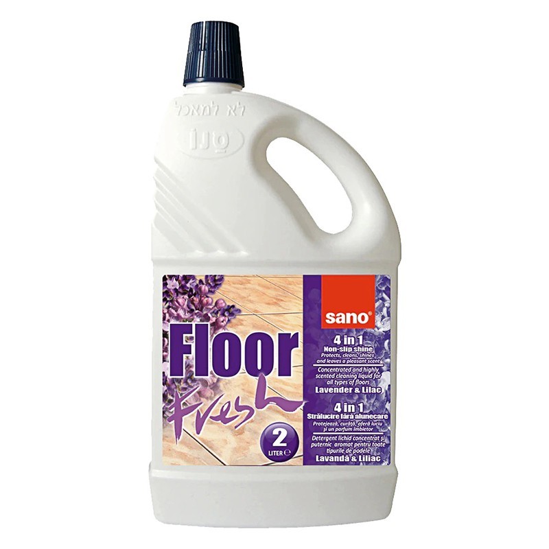 Set 2 x Detergent pentru Pardoseli Sano Floor Fresh Liliac 2 l