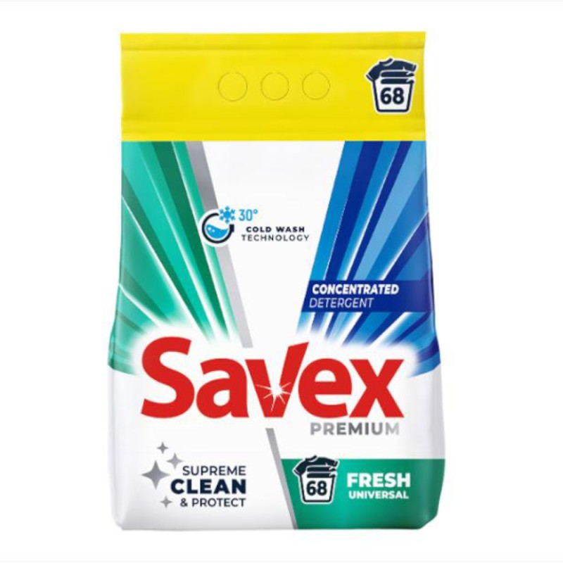 Set 2 x Detergent Pudra Rufe Premium Fresh, 68 Spalari, 5.5 kg