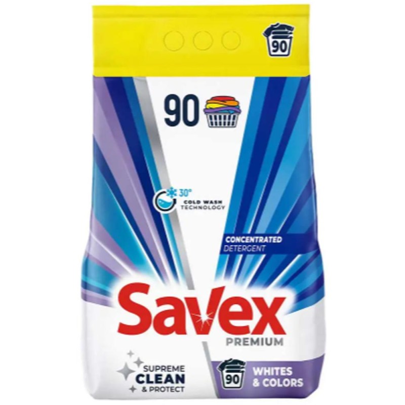 Set 2 x Detergent Pudra Rufe Premium Whites&Colors, 90 Spalari, 7.2 kg