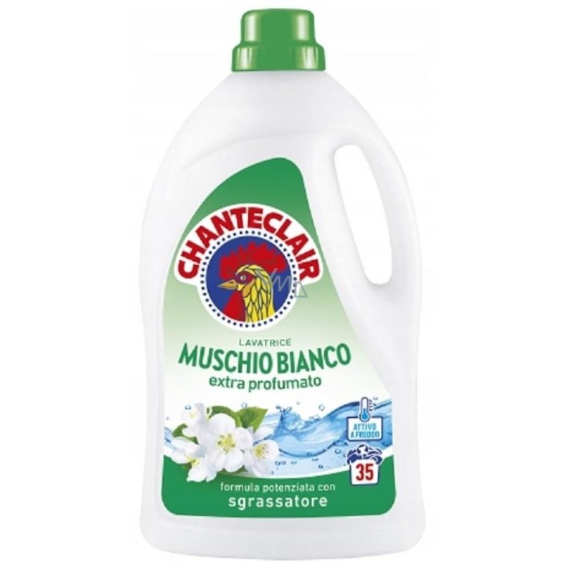 Set 2 x Detergent Rufe Lichid Chanteclair Muschio Bianco, 35 Spalari, 1575 ml