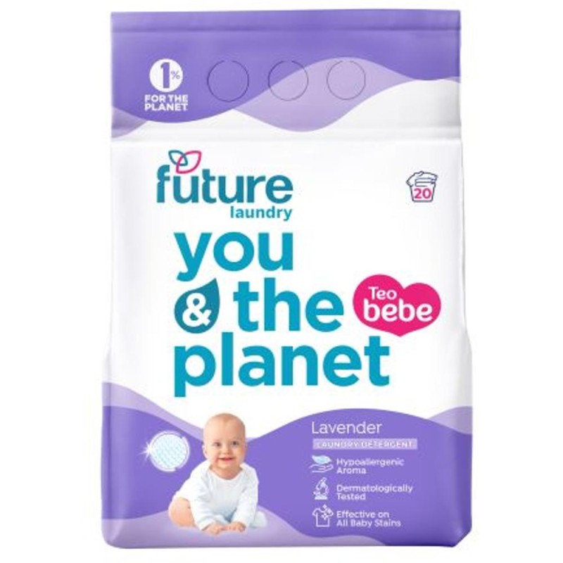 Set 2 x Detergent Rufe Teo Bebe Future, Lavanda, 1.5 kg