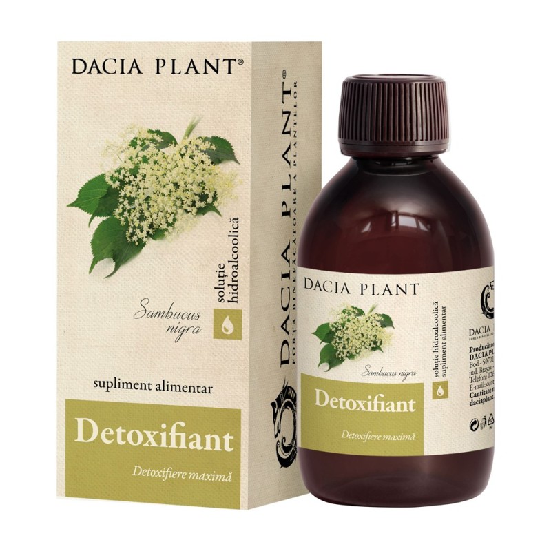 Set 2 x Detoxifiant Tinctura, 200 ml, Dacia Plant