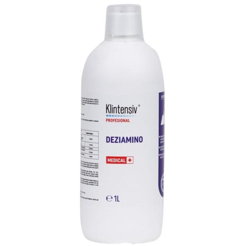 Set 2 x Dezinfectant Concentrat Deziamino, fara Clor, pentru Suprafete Medicale, 1 l