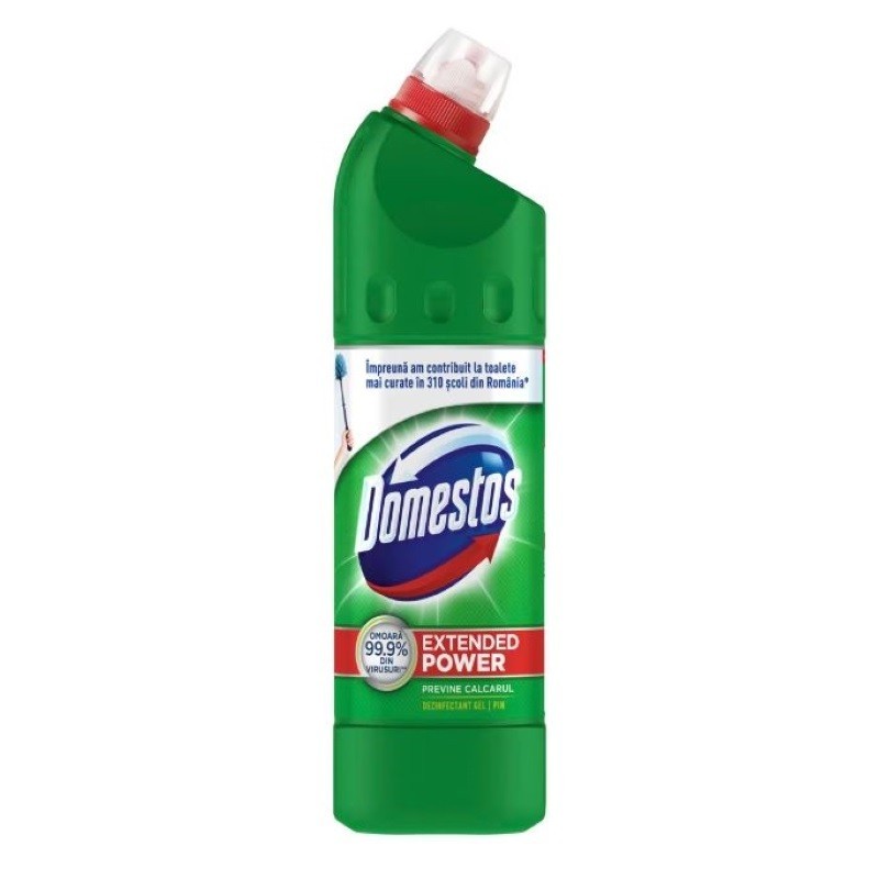 Set 2 x Dezinfectant Toaleta Domestos Pine Fresh, Inalbitor Anticalcar, 750 ml