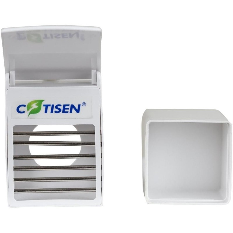 Set 2 x Dispenser Acrilic pentru Bulete de Vata, 5 x 5 cm