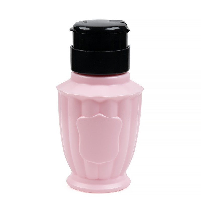 Set 2 x Dozator Lichide Manichiura 150 ml, Roz