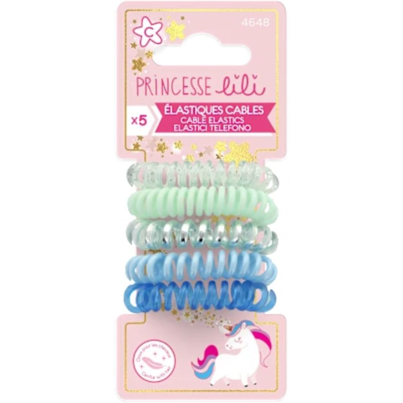 Set 2 x Elastice Telefon, Princesse, Lili
