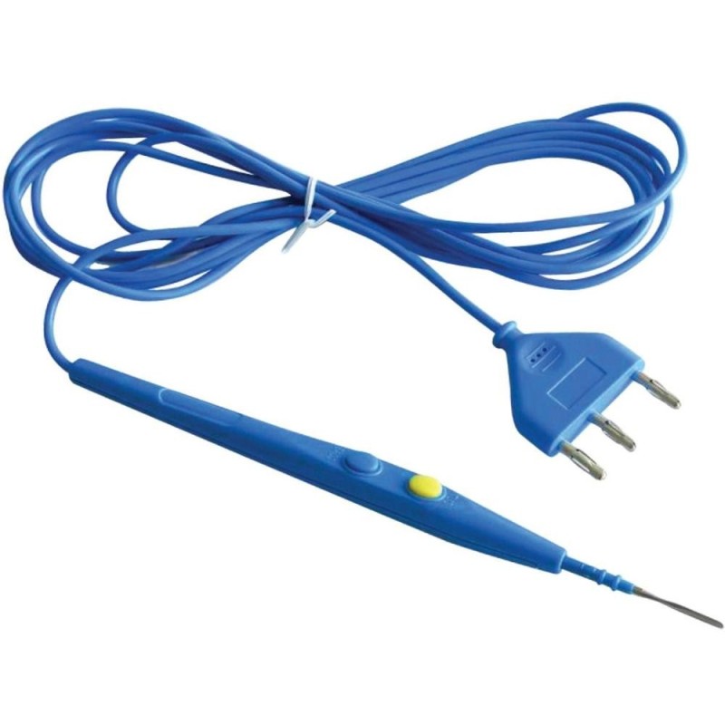 Set 2 x Electrocauter Prima, Bisturiu Electric Chirurgical, Taiere si Cauterizare, 2 Butoane, Cablu 3 m, Lama 70 mm
