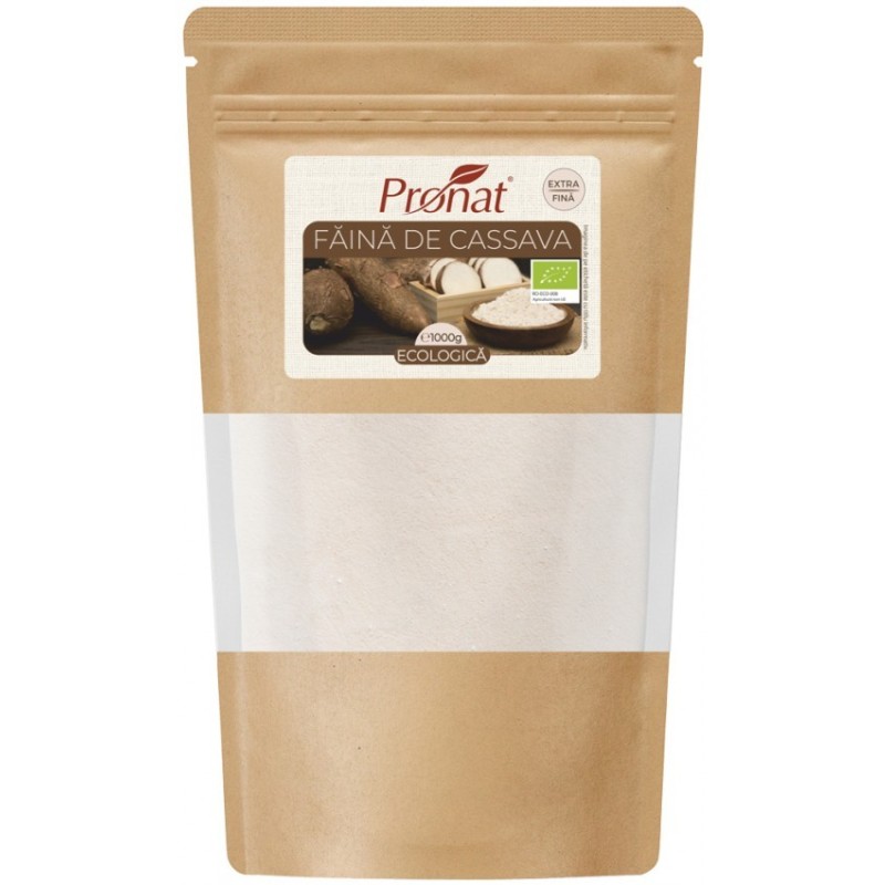 Set 2 x Faina BIO de Cassava Extra Fina, 1 kg, Pronat
